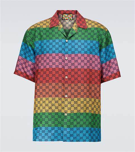 gucci shirt multi color